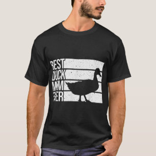 T-shirt Drôle Duck Maman Art pour les femmes Filles Fête d