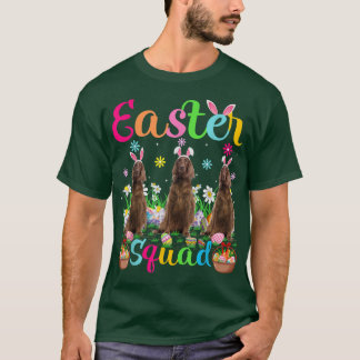 T-shirt Drôle Ear Bunny Ear Irlandais Setter Chien Happ