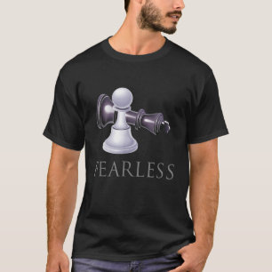 T-shirt Drôle Échecs - Intrépide, Joueur d'échecs Smart Ca