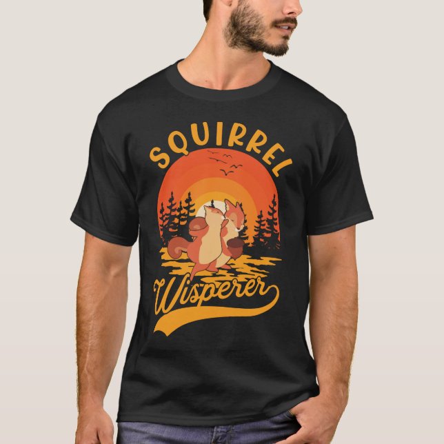 T-shirt Drôle Écureuil d'écureuil (Devant)