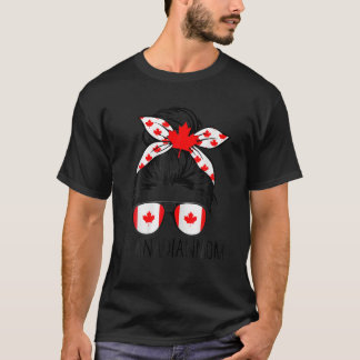 T-shirt Drôle EH Lip Canada Fête américaine Drapeau canadi