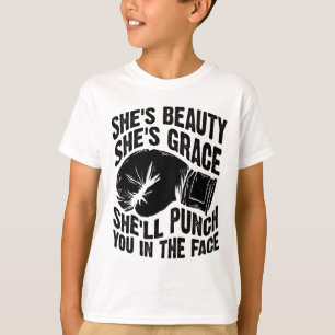 T-shirt Drôle Elle est belle Elle est grâce Elle vous donn