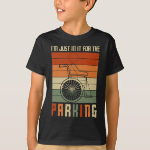 T-shirt Drôle En Fauteuil Roulant