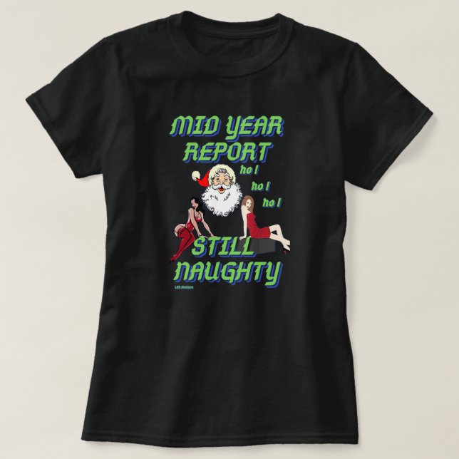 T-shirt drôle "ENCORE NAUGHTY 2" (Design devant)