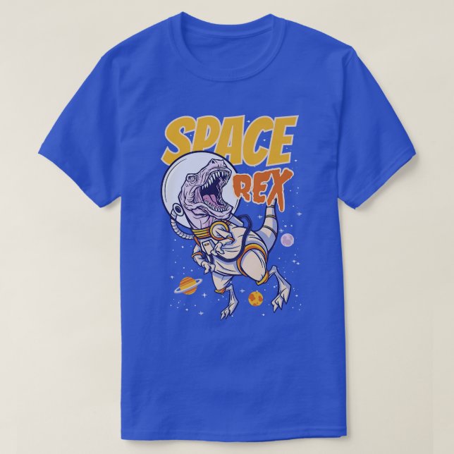 T-shirt Drôle Eploring TRe Dans L'Espace Avec Astronau (Design devant)