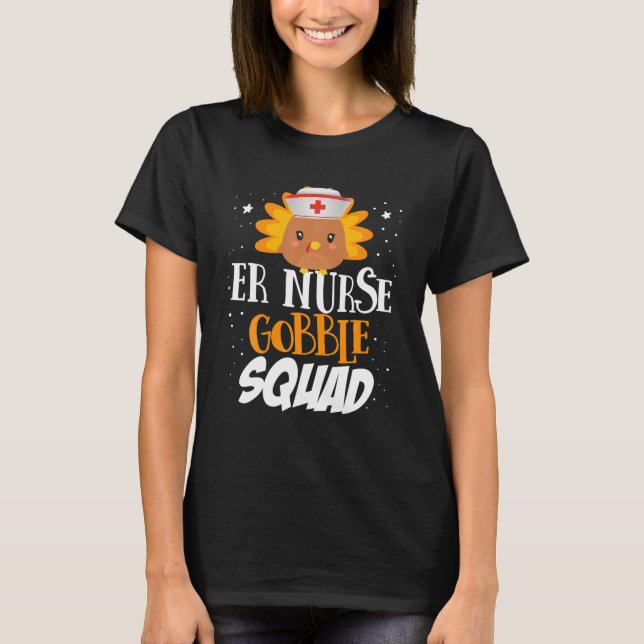 T-shirt Drôle Épouse de l'infirmière de l'État-major Gobbl (Devant)