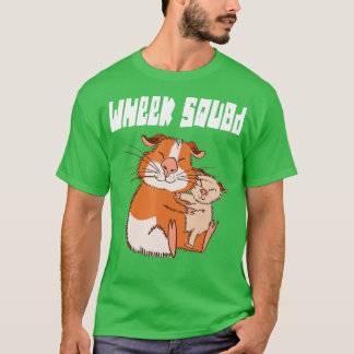 T-shirt Drôle Equipe de Wheek-Guinée Pig