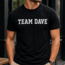 Drôle Équipe Personnalisée Dave Anniversaire Perso