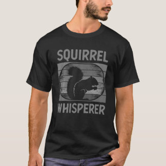 T-shirt Drôle Equirrel Whisperer Art Hommes Femmes Équipe 