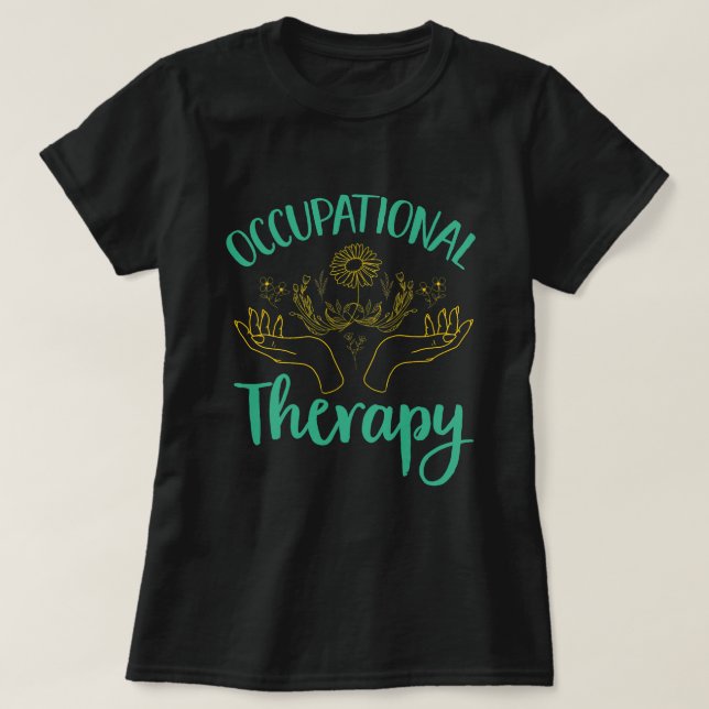 T-shirt Drôle ergothérapie OT (Design devant)