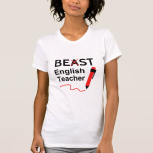 T-shirt Drôle et Dingo, Meilleur ou Pire Prof d'Anglais
