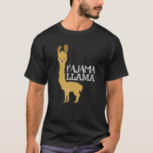 T-shirt Drôle et mignon Pyjama Llama Led Heure Pyjama Cade