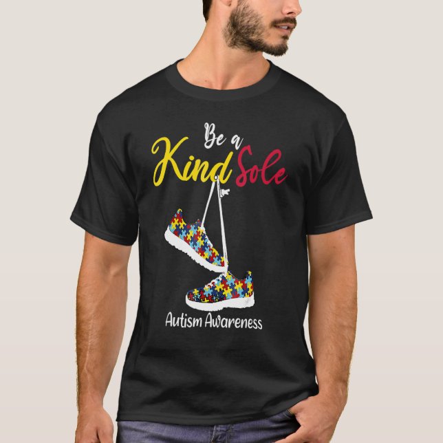 T-shirt Drôle Être Un Genre Sensibilisation sur l'autisme  (Devant)