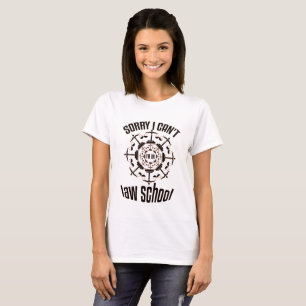 T-shirt Drôle étudiant en droit disant