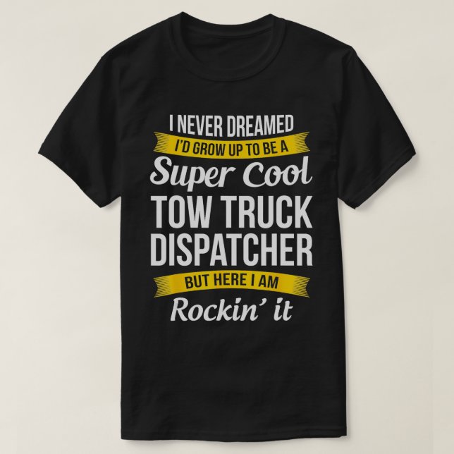 T-shirt Drôle Expéditeur de camions-remorques cadeaux d'ap (Design devant)