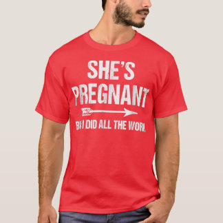 T-shirt Drôle Faire-part de grossesse pour Papa Baby Revel