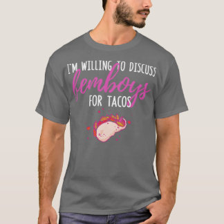 T-shirt Drôle Femboy Je Suis Prêt À Discuter Des Femboys P