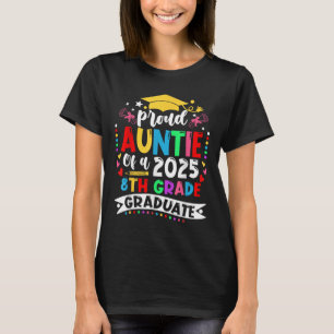 T-shirt Drôle Fier Tante D'Un Cl De 2025 8E Gradu