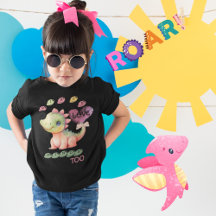 Drôle Fille Dinosaures Filles Aimer Dinos Aussi Ch