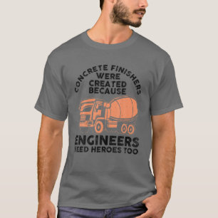 T-shirt Drôle Finisseur Concret Pour Homme Papa Concret