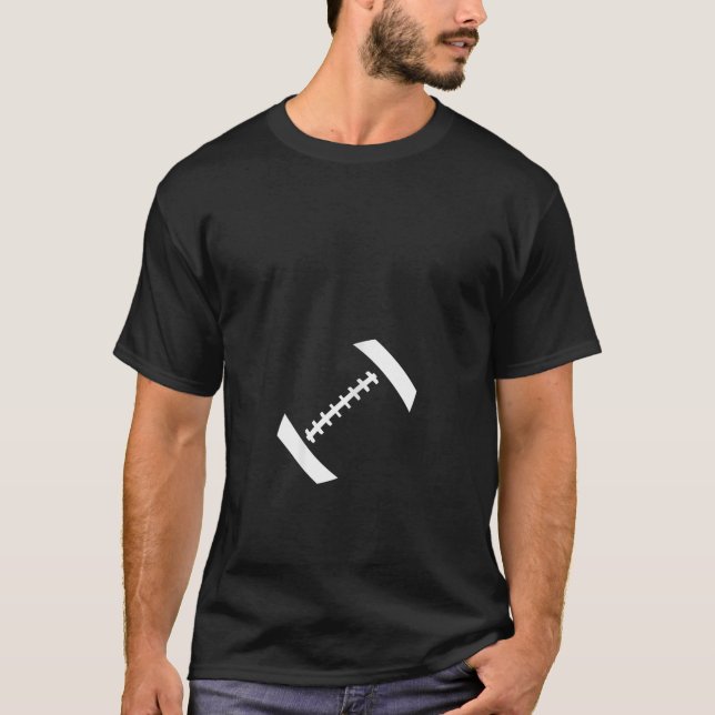 T-shirt Drôle Football Grossesse Genre Révélation Maternit (Devant)