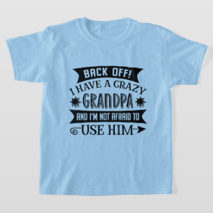 T-shirt Drôle fou grand-père mot art unisexe