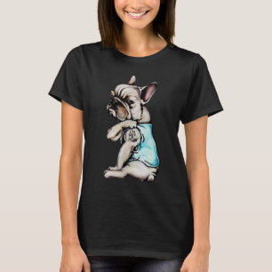 T-shirt drôle Frenchie de bouledogue français de