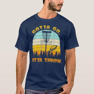 T-shirt Drôle Frisbee Retro Disque Golf Devis Stupid Tree 