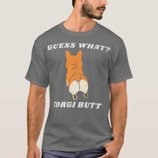 T-shirt Drôle Gallois Corgis Chien Fans Kawaii Devine Ce C