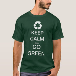 T-shirt Drôle GARDEZ la CHEMISE de CALME ET de DEVENEZ