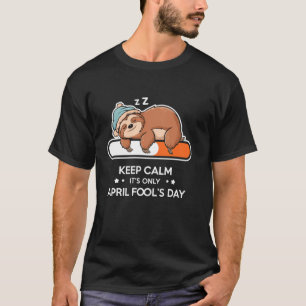 T-shirt Drôle Gardez Votre Calme C'est Seulement Le Poisso