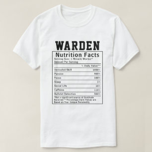 T-shirt Drôle gardien de la valeur nutritive Cadeau du per