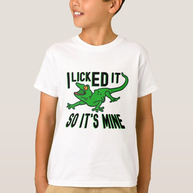 T-shirt Drôle Gecko Reptile Design (Devant)