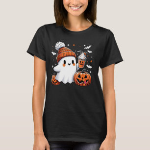T-shirt Drôle Ghost Jack-o'-lantern Citrouille saison Éffr