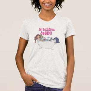 T-shirt Drôle GIN Love Tee - Let Lockdown BeGIN
