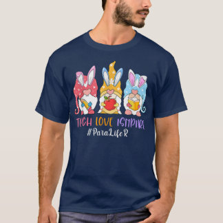 T-shirt Drôle Gnome Enseigner L'Amour Inspirer Paraprofess