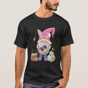 T-shirt Drôle Gnome tenant des oeufs de Pâques Ortho Nurse