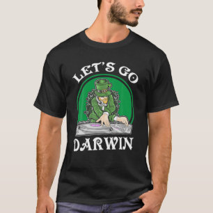 T-shirt Drôle Go Darwin DJ Casquette Let's Go Darwin St Pa