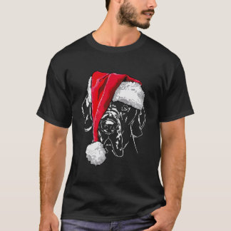 T-shirt Drôle Grand Danse Père Noël Noël Chien Maman Pots