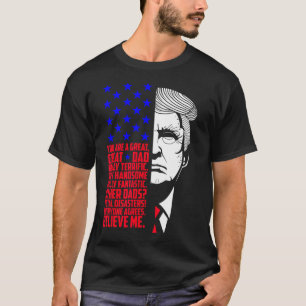 T-shirt Drôle Grand Papa Donald Trump Fête des pères Cadea