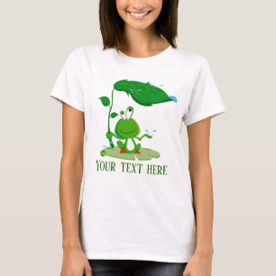 T-shirt Drôle grenouille ajouter du texte