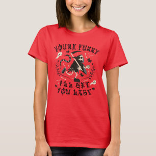T-shirt Drôle Grim Reaper Squelette Halloween Costume