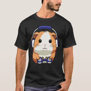 T-shirt Drôle Guinée équitation de porc Dinosaur
