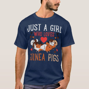 T-shirt Drôle Guinéenne Lover Pig Filles258