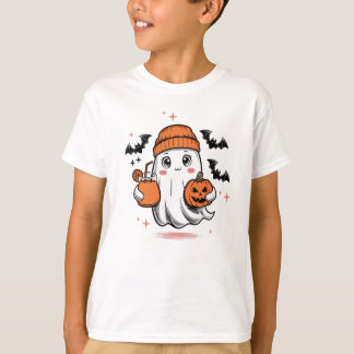 T-shirt Drôle Halloween fantôme Boo Jee fantôme pour Hallo