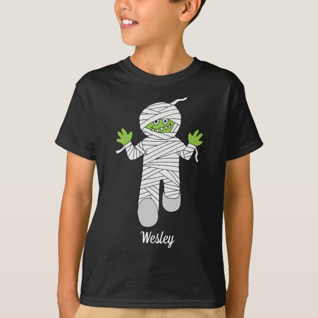 T-shirt Drôle Halloween maman personnage de personnage Enf (Devant)