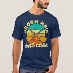 T-shirt Drôle Halloween sorcière Broomstick ventilateur de