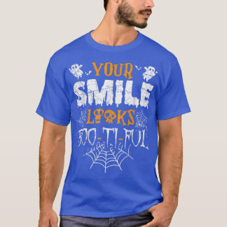 T-shirt Drôle Halloween votre sourire semble BooTiFul Ghos