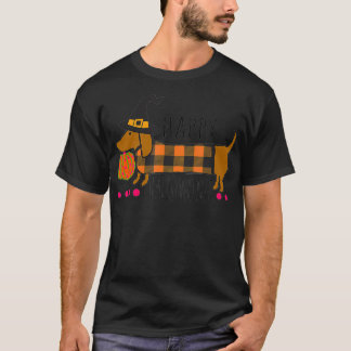 T-shirt Drôle Halloweenie Dachshund Halloween Buffal