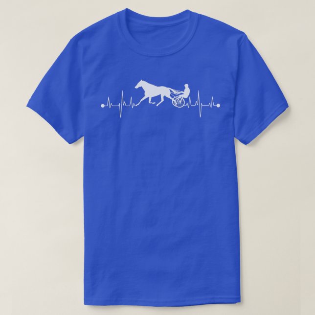 T-shirt Drôle Harnais Cheval Racing Cadeau Pour Hommes Fem (Design devant)